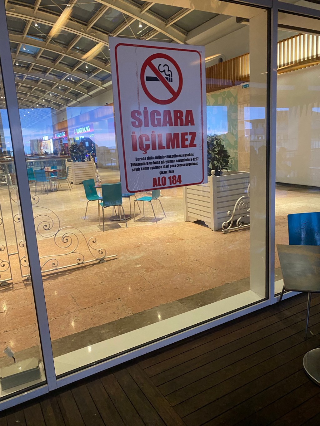 Varılbaş terasında sigara&nbsp;yasağı